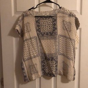 Madewell shortsleeved blouse
